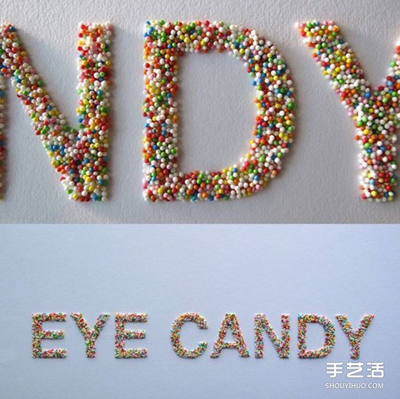 装饰立体文字制作方法 立体英文字母墙饰diy_手工装饰_巧艺网