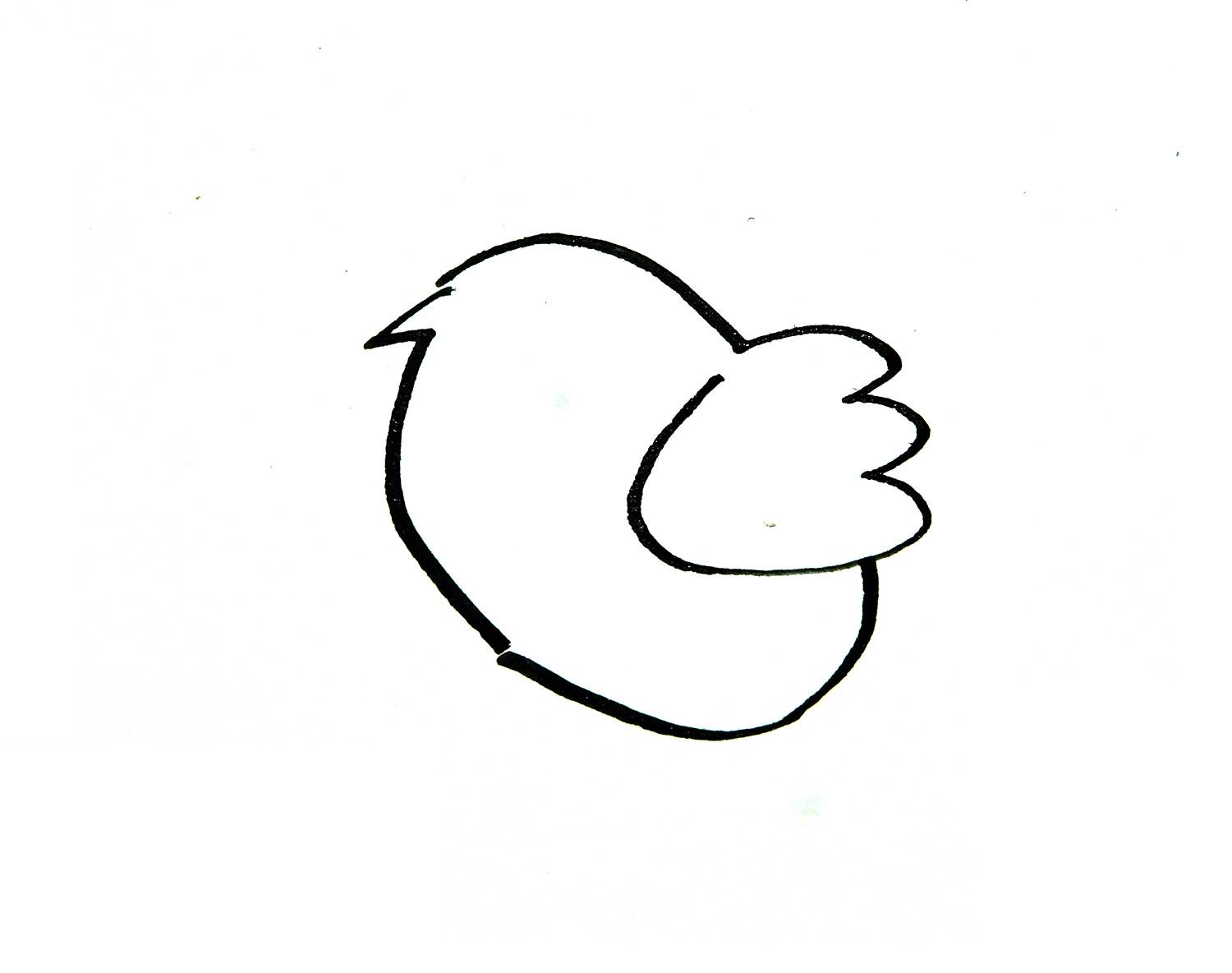 彩色大公鸡简笔画画法图片步骤