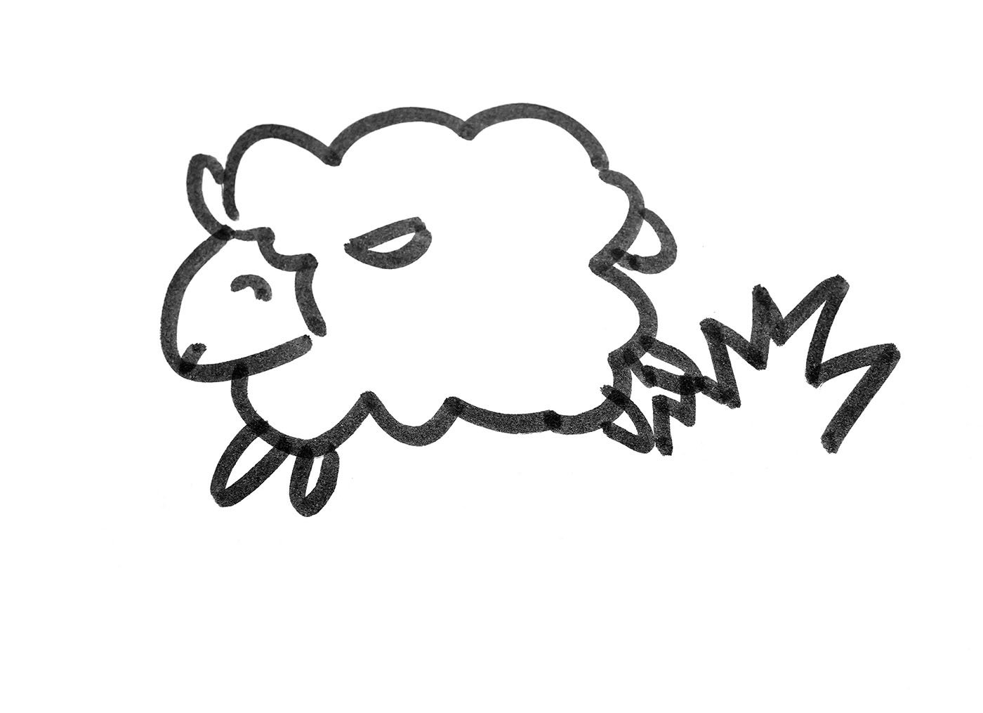 儿童画色彩小羊的画法教程 简笔画图片（儿童画树） - 有点网 - 好手艺