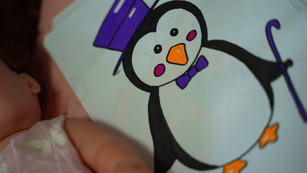 小企鹅的画法步骤教程 简笔画步骤图片