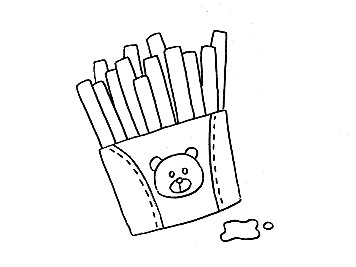 汉堡薯条|插画|创作习作|陳DDAANN - 原创作品 - 站酷 (ZCOOL)