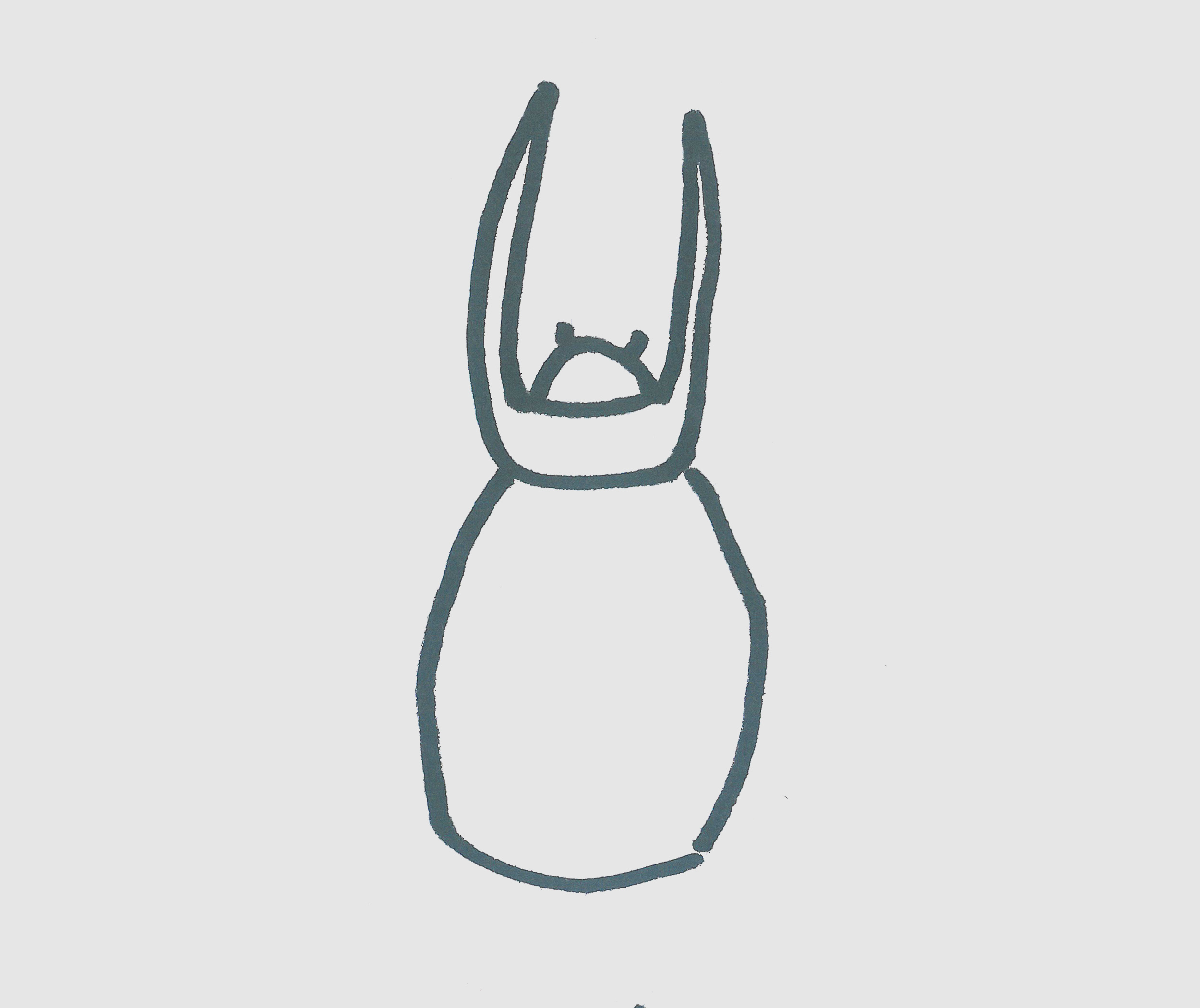 简笔画图片小甲壳虫画法图解教程