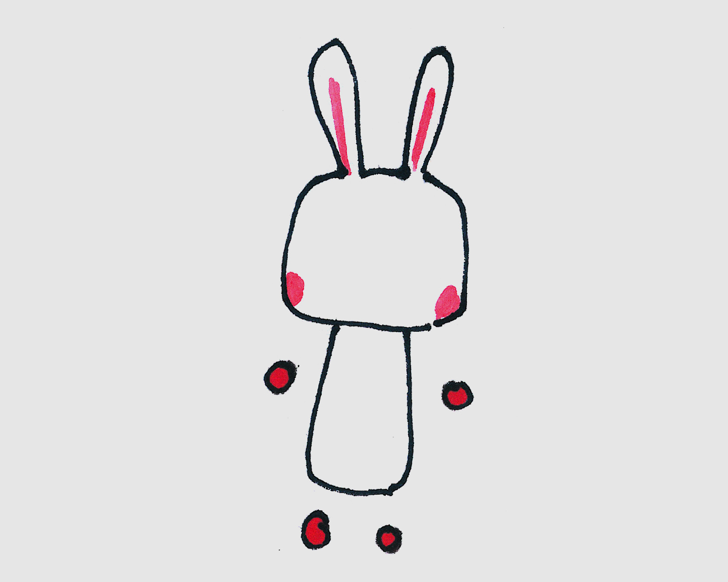 5岁简笔画教程 小兔子怎么画简单又好看