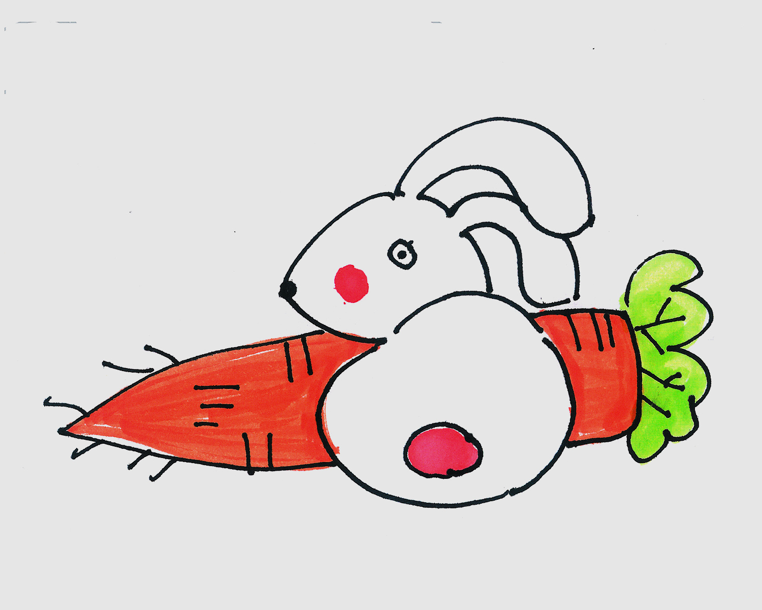 兔子爱吃胡萝卜，原画|插画|游戏原画|狗狗汤 - 原创作品 - 站酷 (ZCOOL)