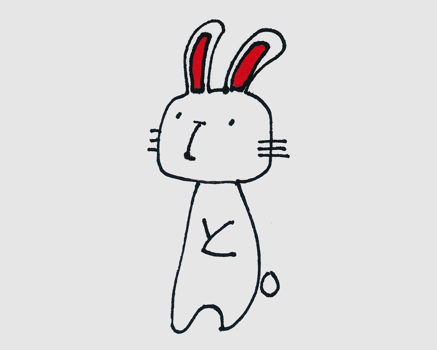 5岁简笔画图片 兔子怎么画简单又好看