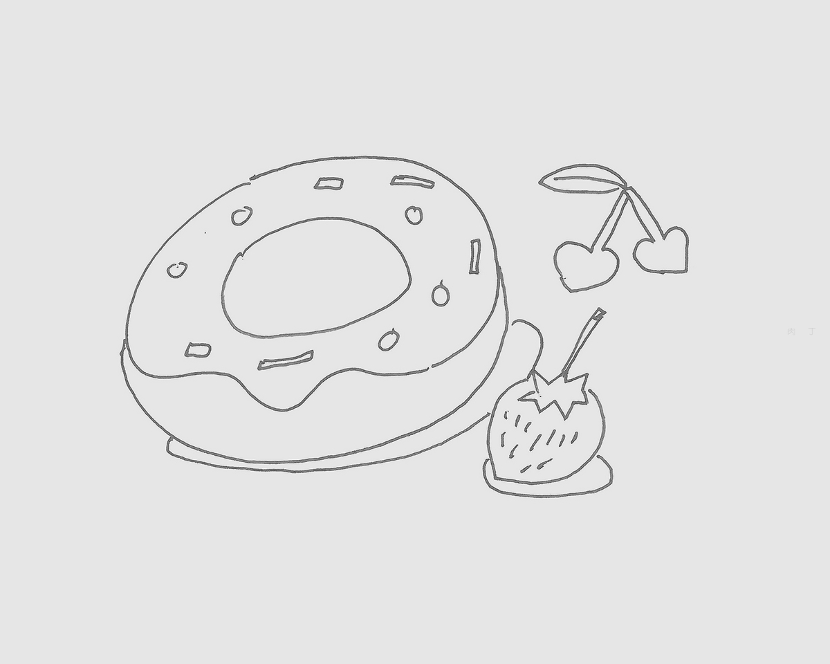 原创手绘甜甜圈|插画|插画习作|筱晓琪 - 原创作品 - 站酷 (ZCOOL)