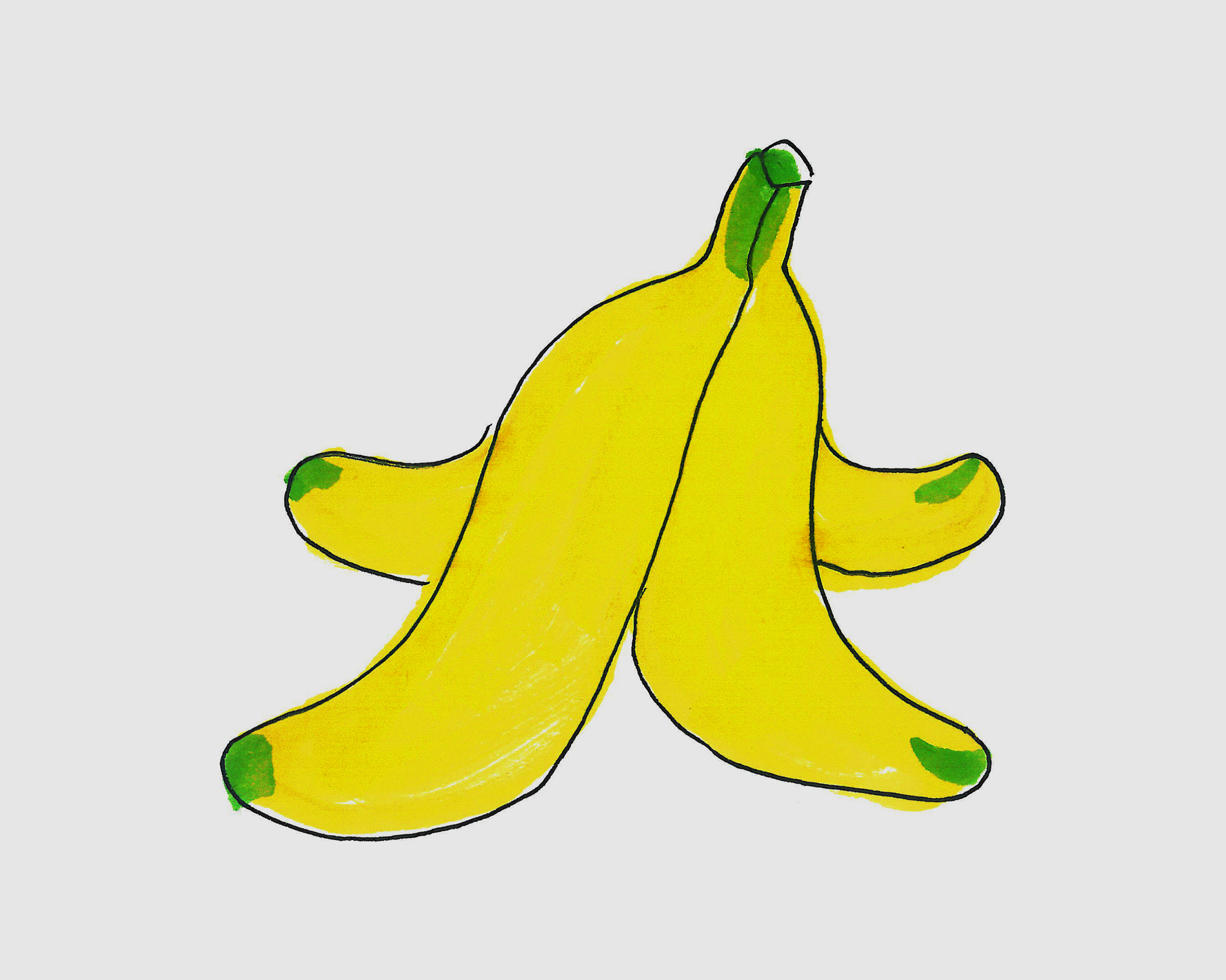 彩铅香蕉表现步骤图|纯艺术|彩铅|一叶手绘 - 原创作品 - 站酷 (ZCOOL)