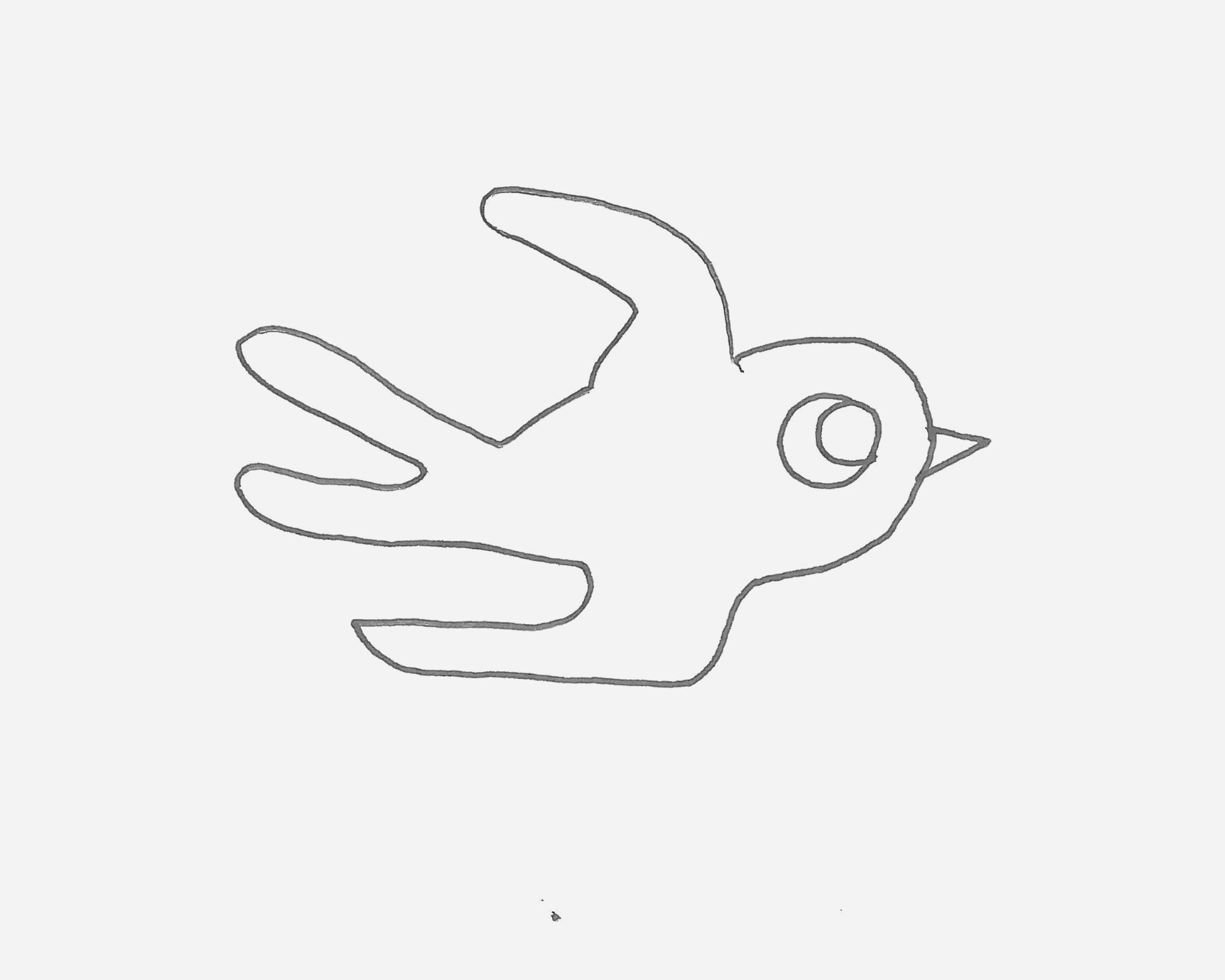 6岁儿童简笔画教程 简单小小燕子怎么画