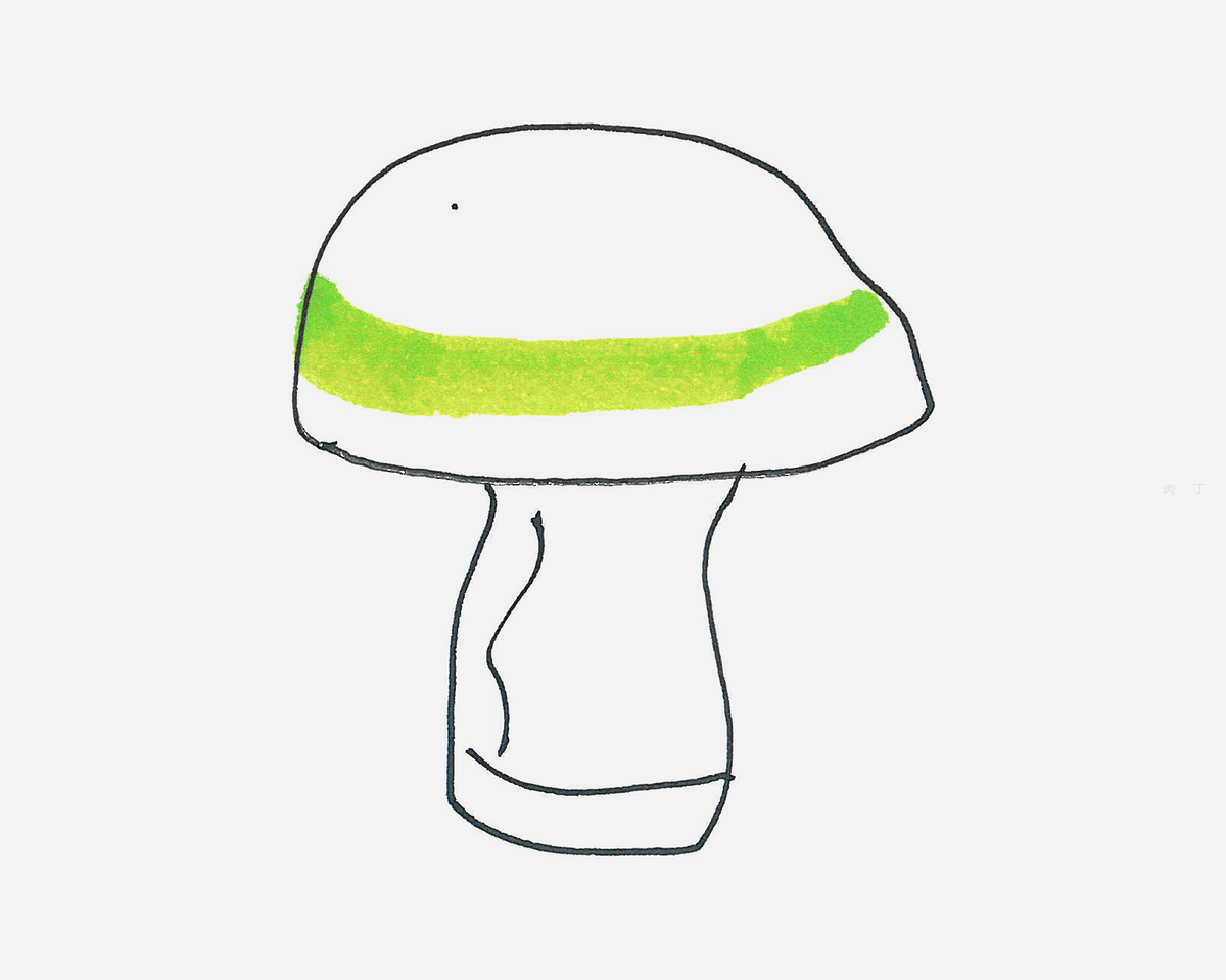 8岁儿童画教程 可爱蘑菇的画法（幼儿园学中班画画） - 有点网 - 好手艺
