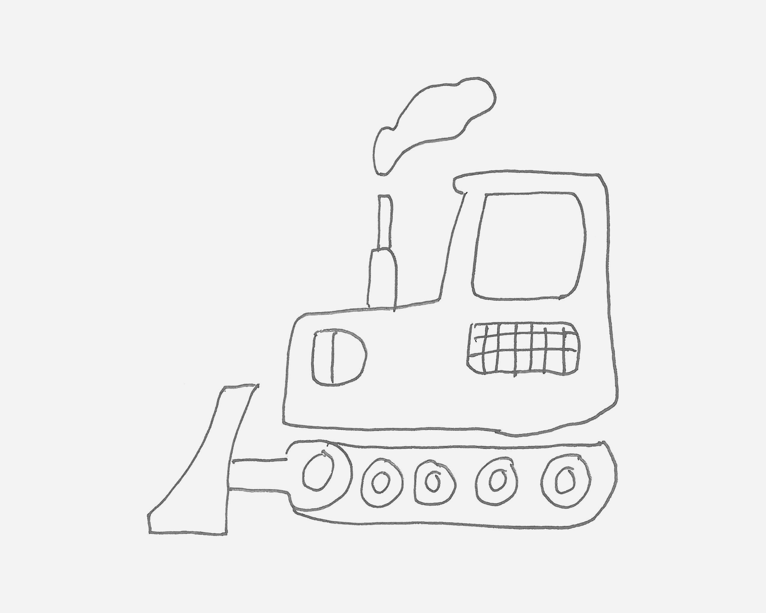 可爱小火车简笔画画法图片步骤（学画画多久可以赚钱） - 有点网 - 好手艺