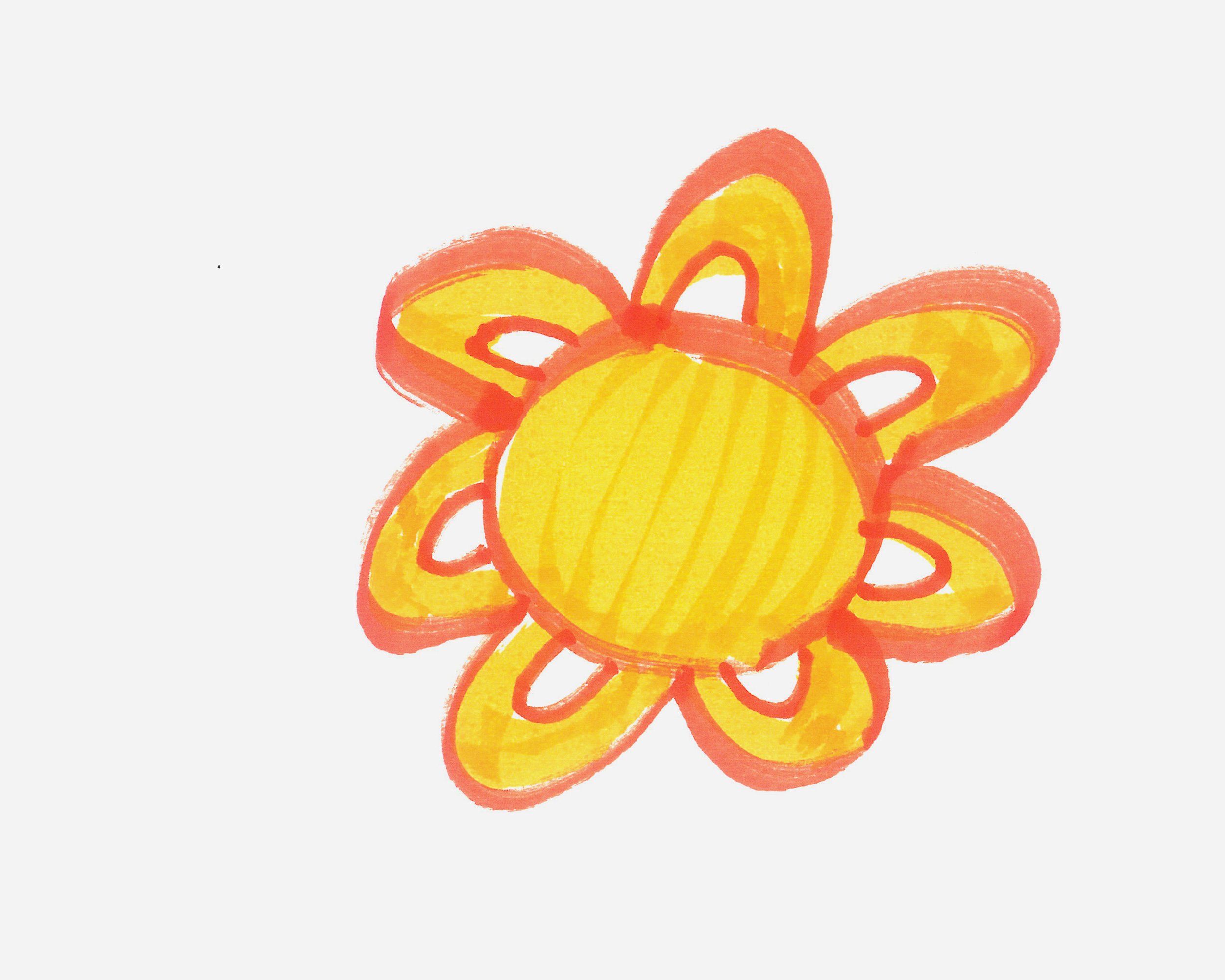 3-6岁儿童画教程 太阳怎么画好看💛巧艺网