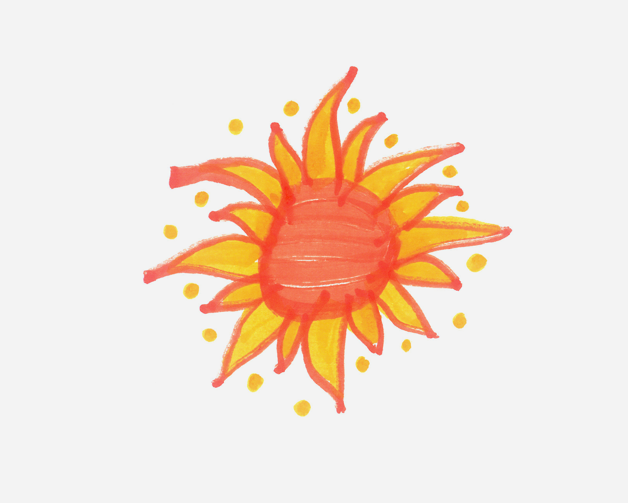 简单简笔画教程 小太阳怎么画最简单（大公鸡简笔画） - 有点网 - 好手艺
