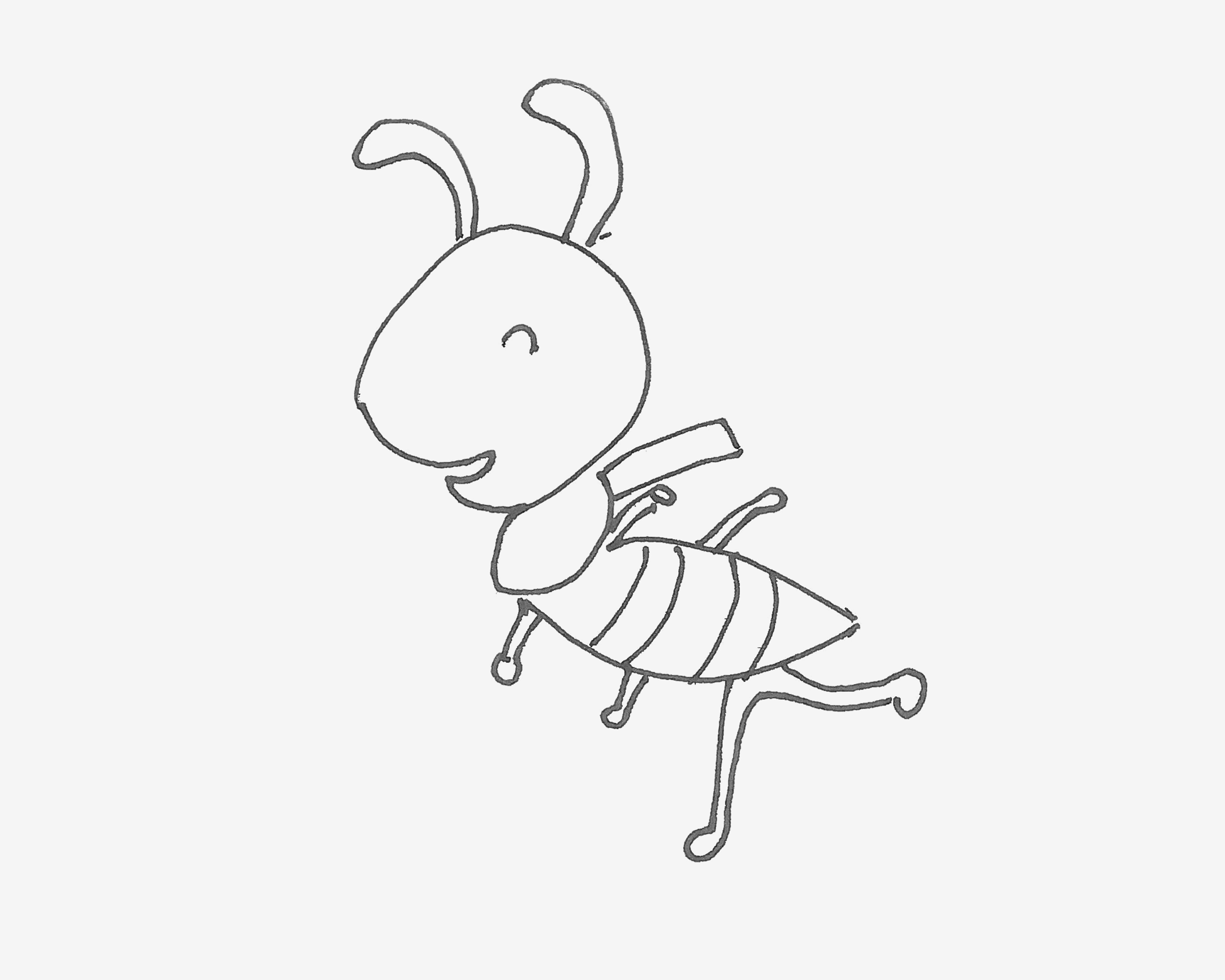 3-6岁简笔画教程 色彩小蚂蚁的画法教程（小孩子几岁开始学画画比较好） - 有点网 - 好手艺