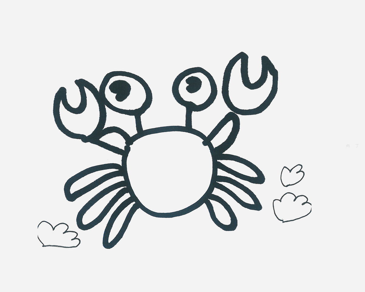 动物 插图 螃蟹-金印客素材库-免费图片、素材、背景下载