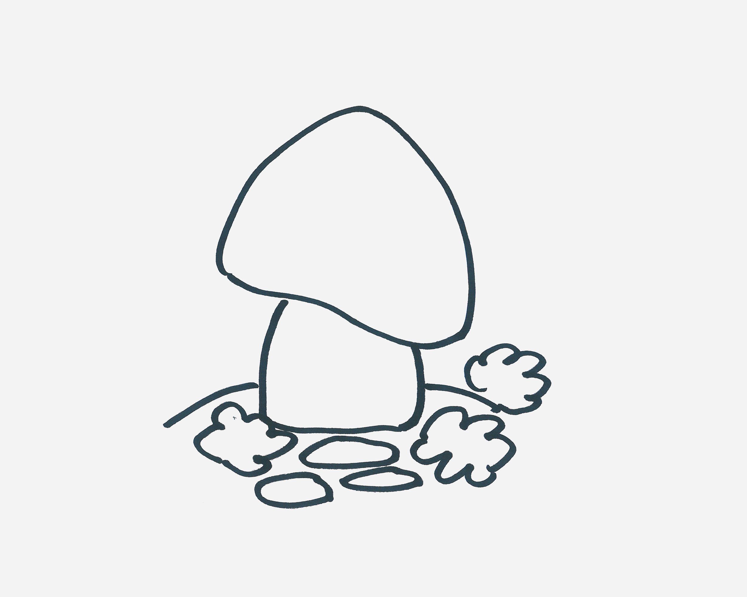 6-9岁儿童画启蒙教程 蘑菇屋怎么画最简单