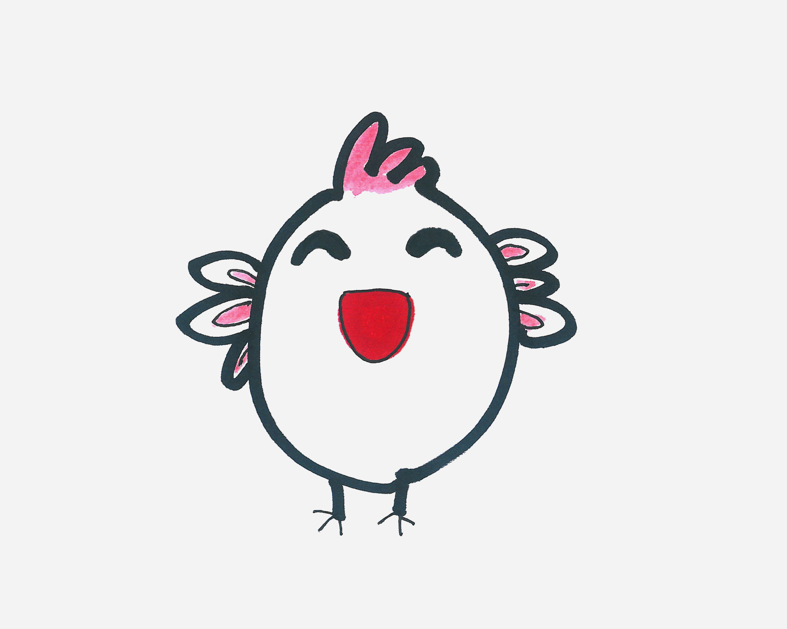 小鸡画法 国画小鸡的画法 - 水彩迷