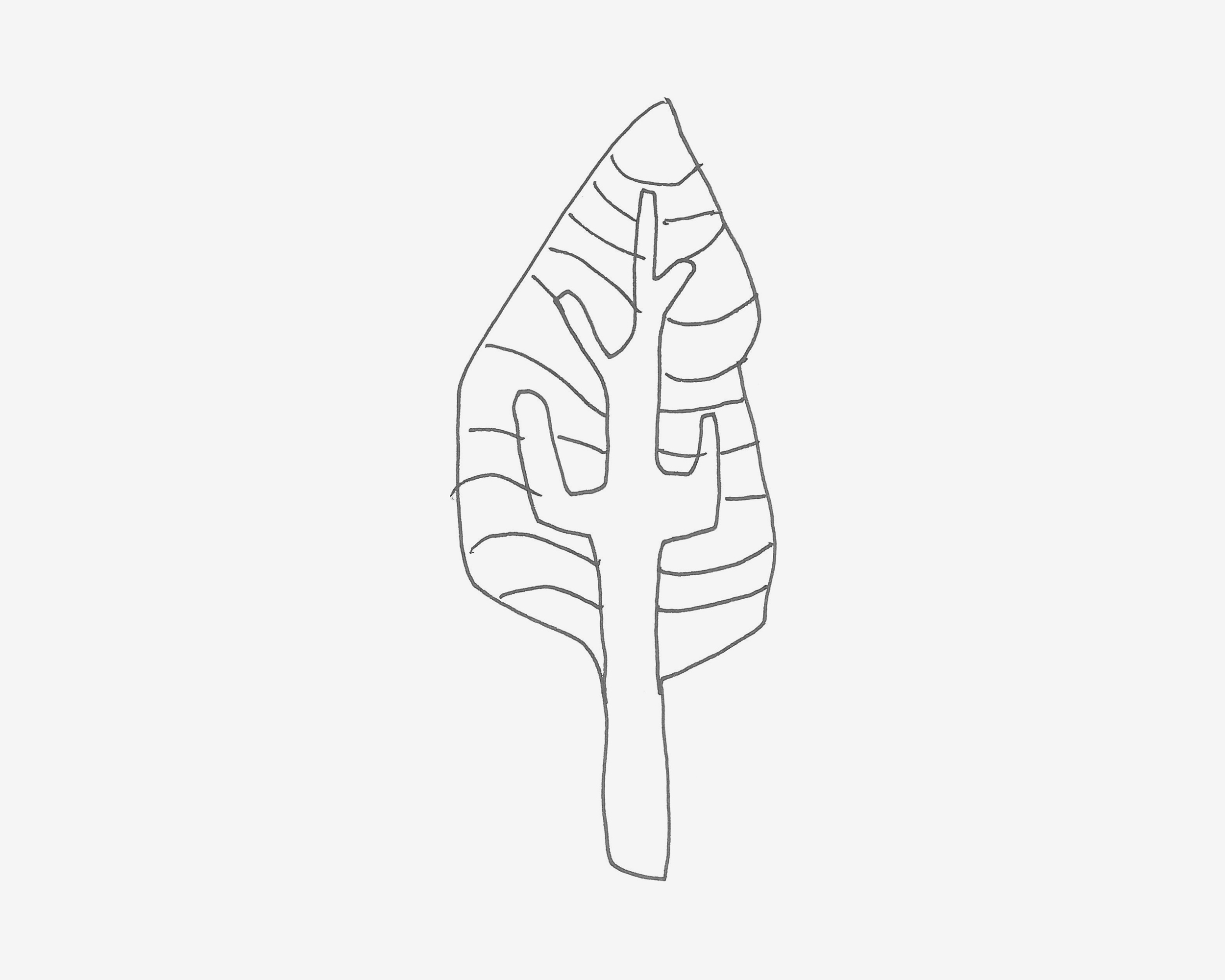 竖版松树简笔画画法图片步骤💛巧艺网