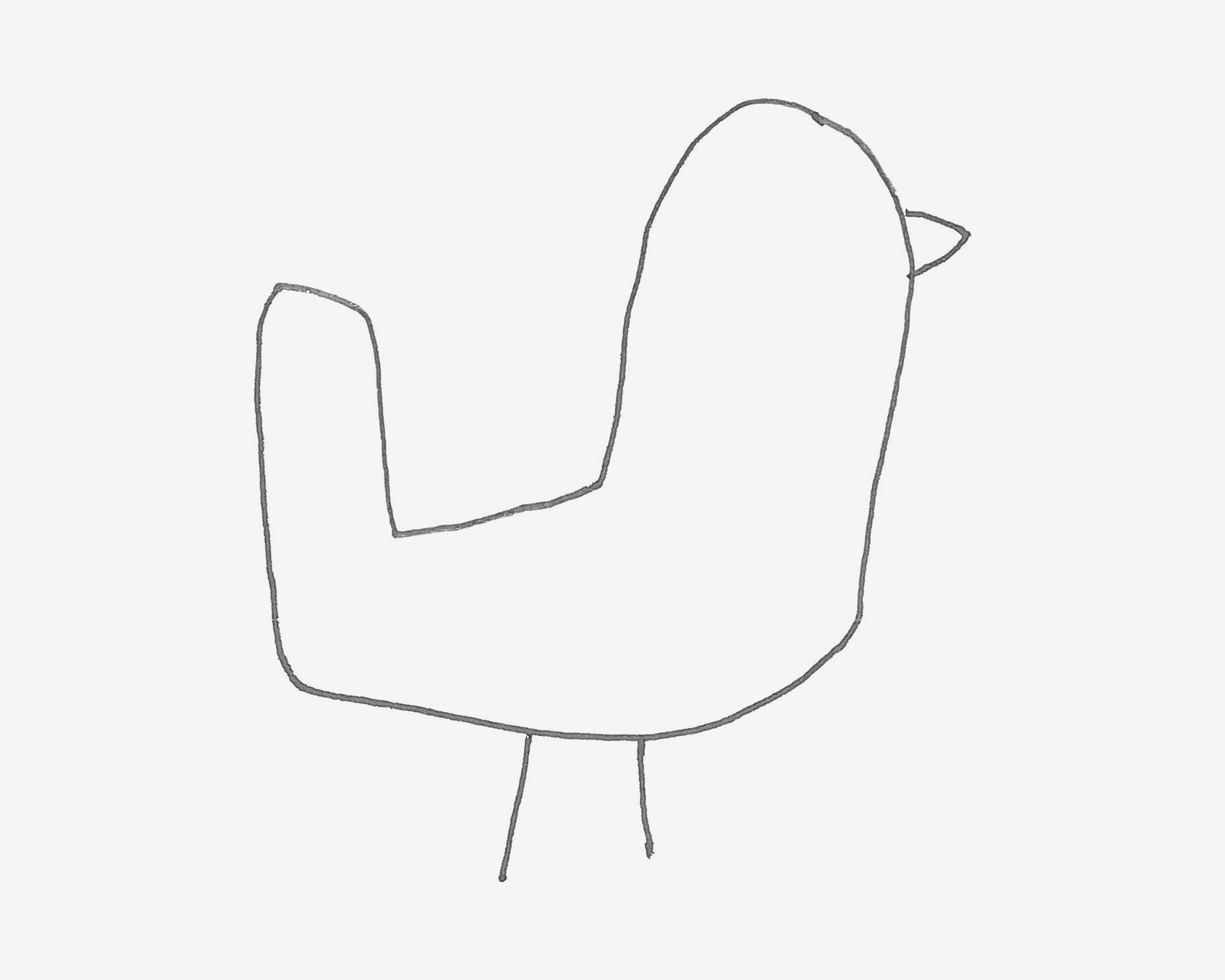 4-6岁儿童简笔画启蒙教程 小小鸟的画法
