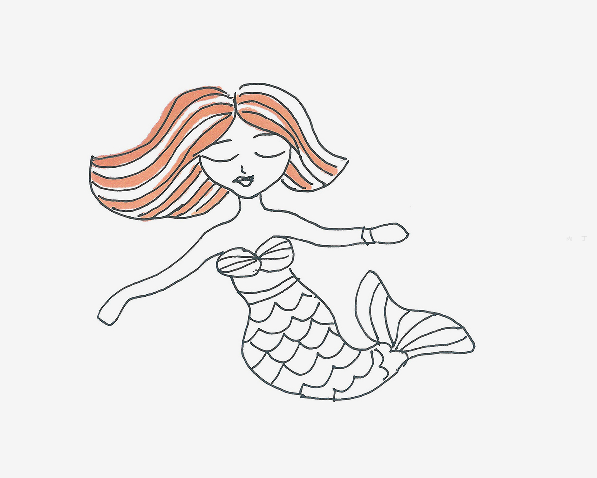 人鱼公主插画设计分享|插画|商业插画|ayttar - 原创作品 - 站酷 (ZCOOL)
