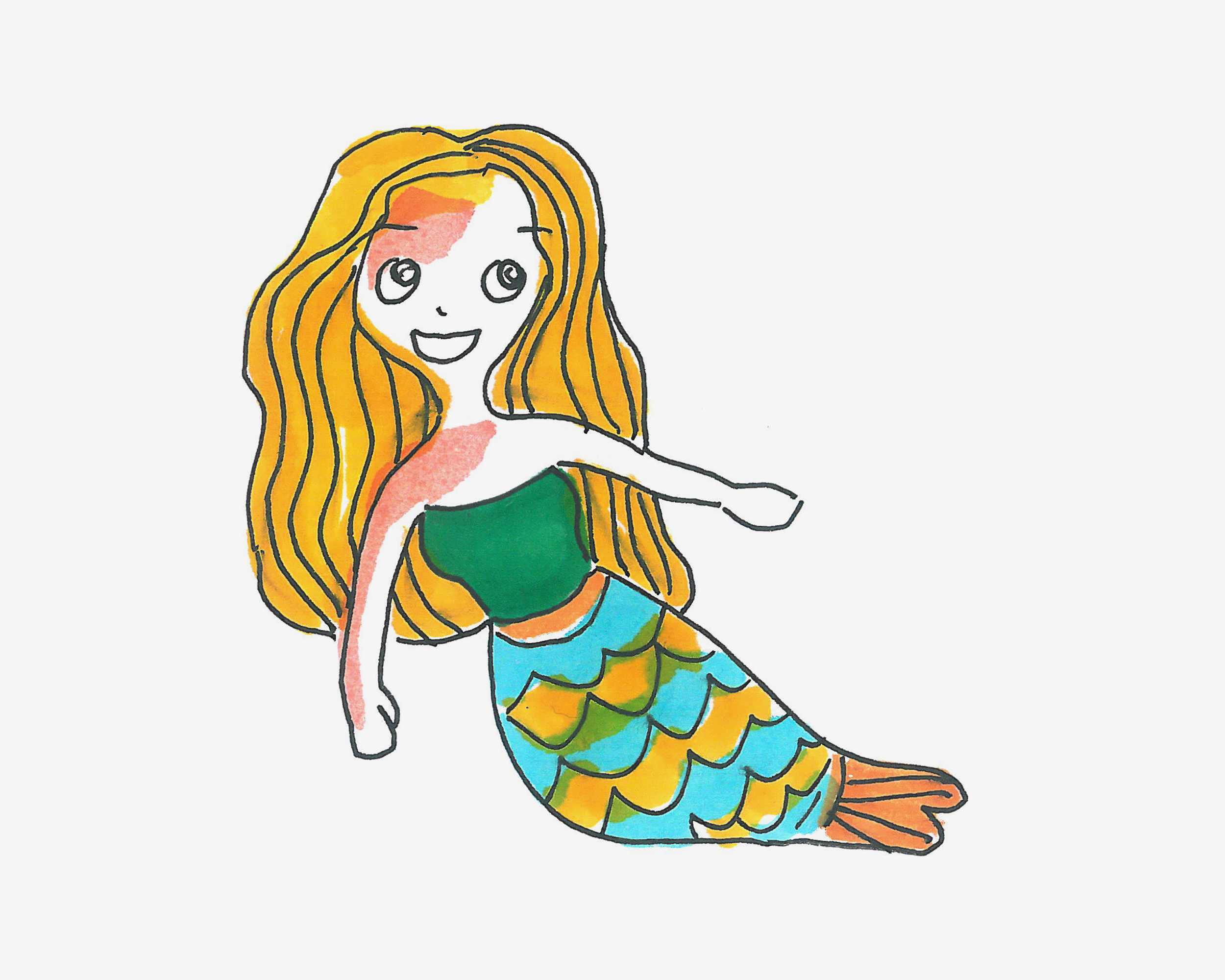 美人鱼|插画|创作习作|Amanda华 - 原创作品 - 站酷 (ZCOOL)