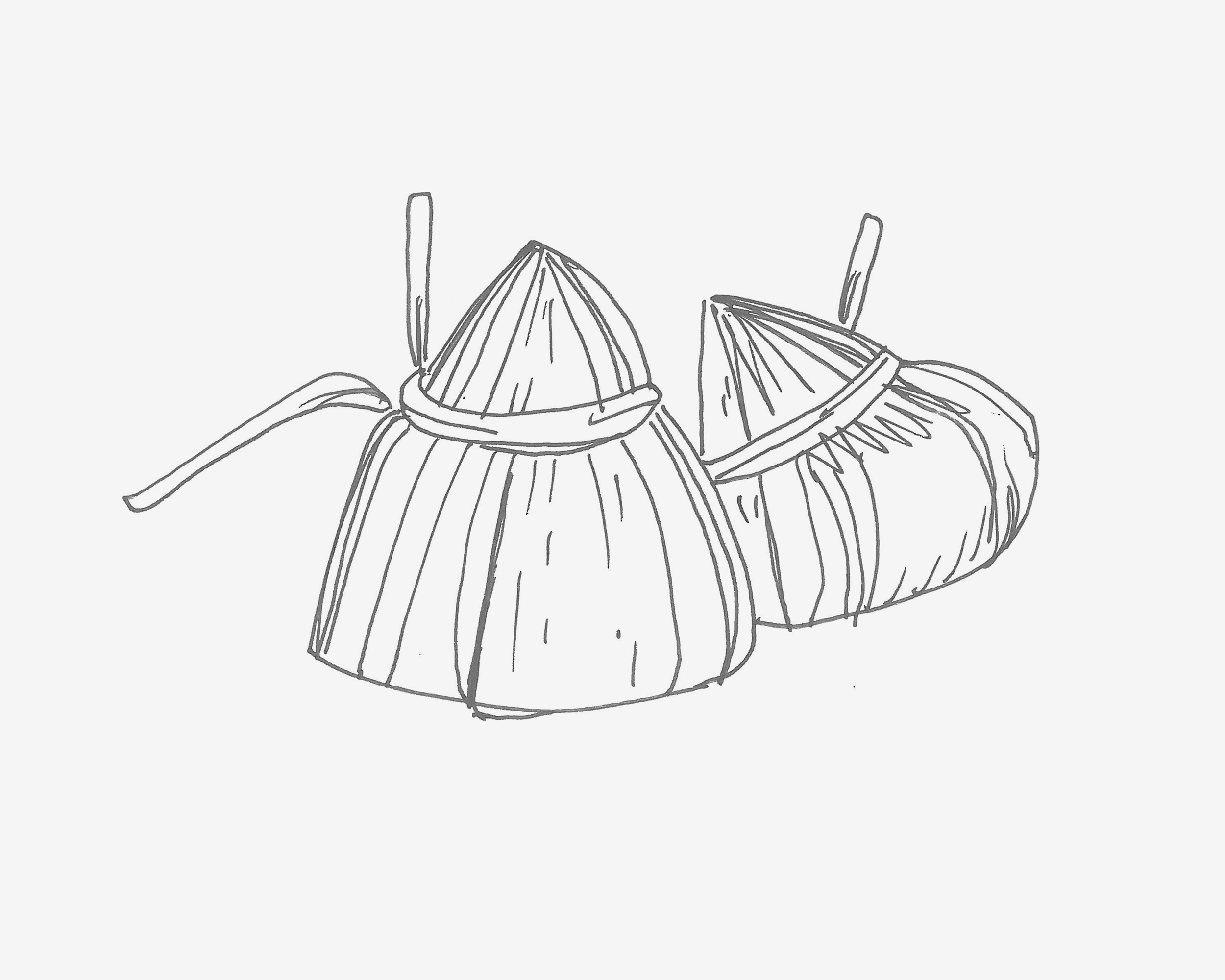 端午节粽子简笔画画法图片步骤（康乃馨简笔画） - 有点网 - 好手艺