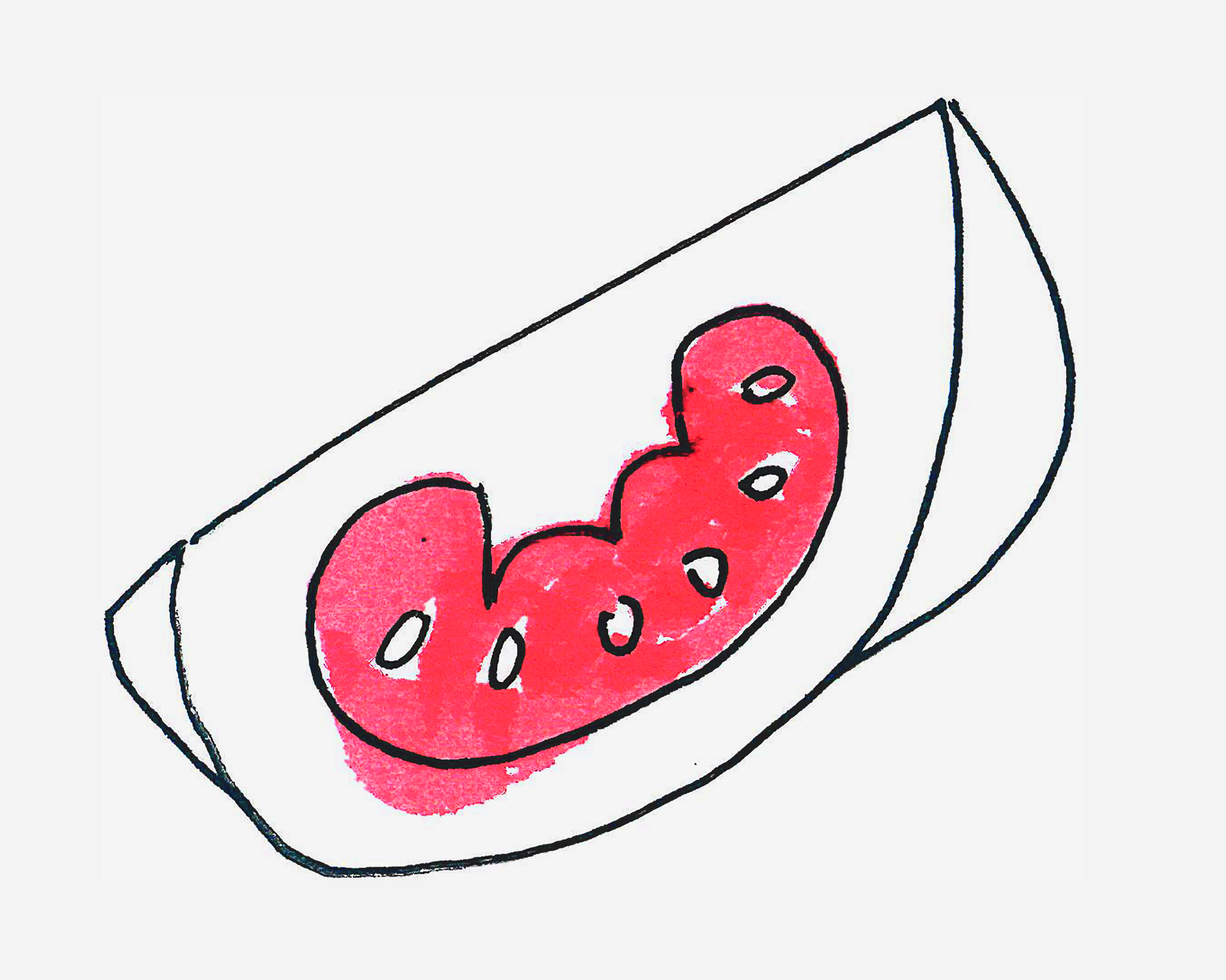 幼儿儿童画图片 卡通小西红柿怎么画