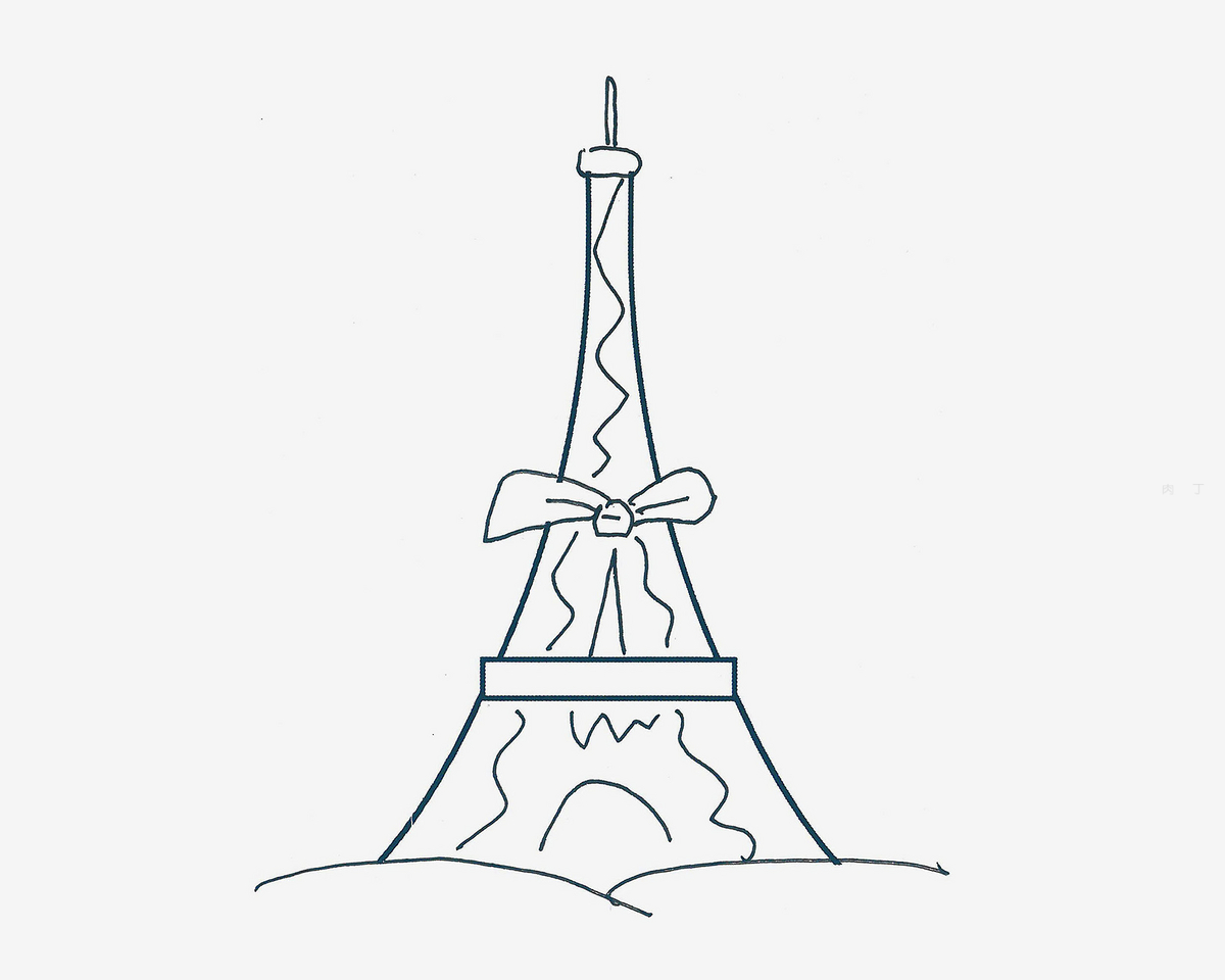 巴黎 铁塔 素描 LINE 换不完的插画手机壁纸… - 堆糖，美图壁纸兴趣社区