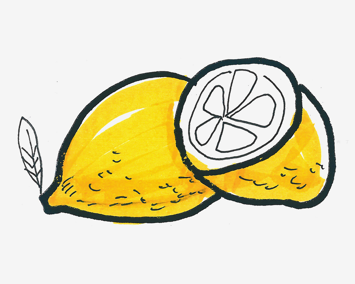 手绘柠檬|插画|创作习作|慌又哟 - 原创作品 - 站酷 (ZCOOL)