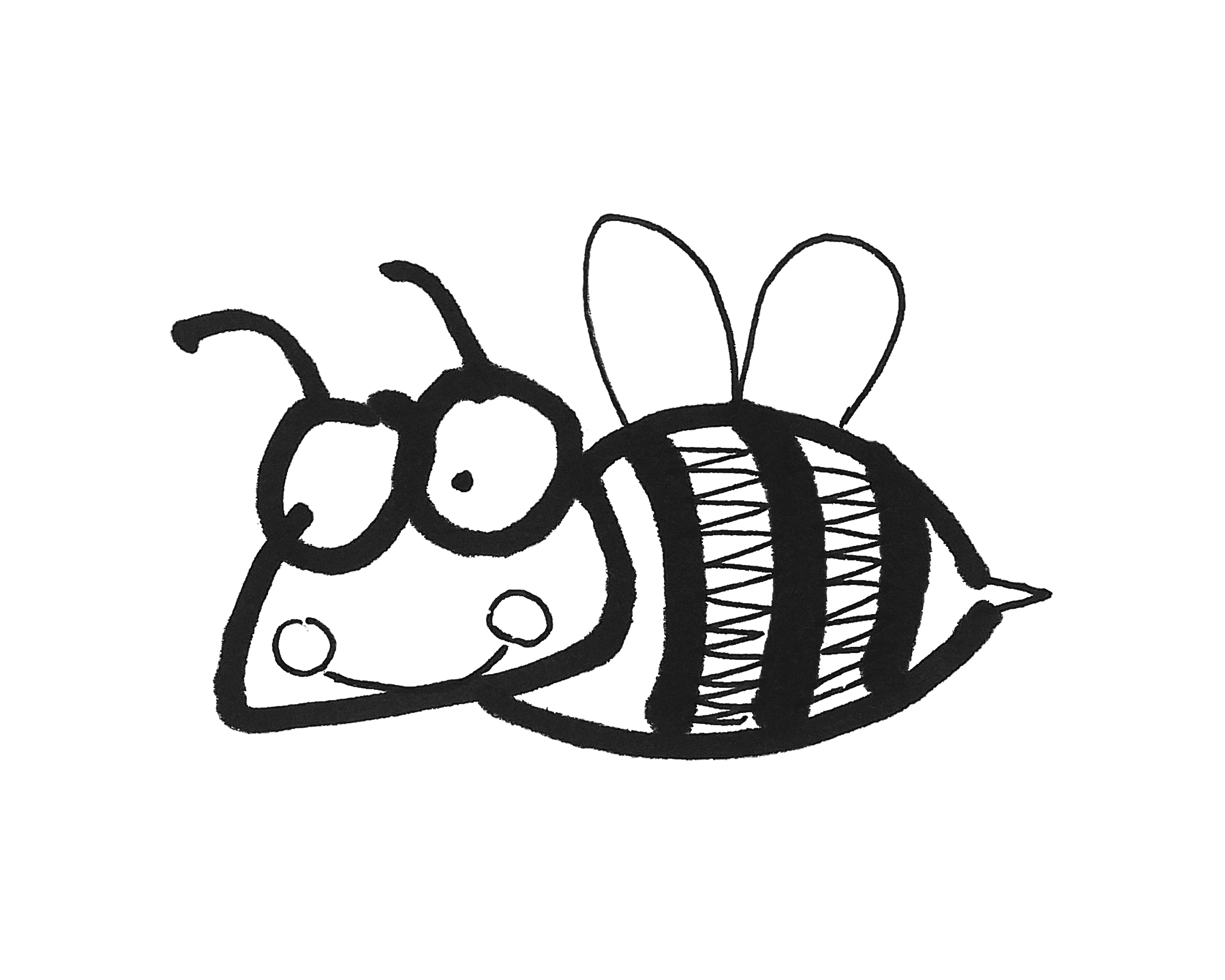 蜜蜂怎么画简笔画简单又漂亮（儿童画基础教程） - 有点网 - 好手艺