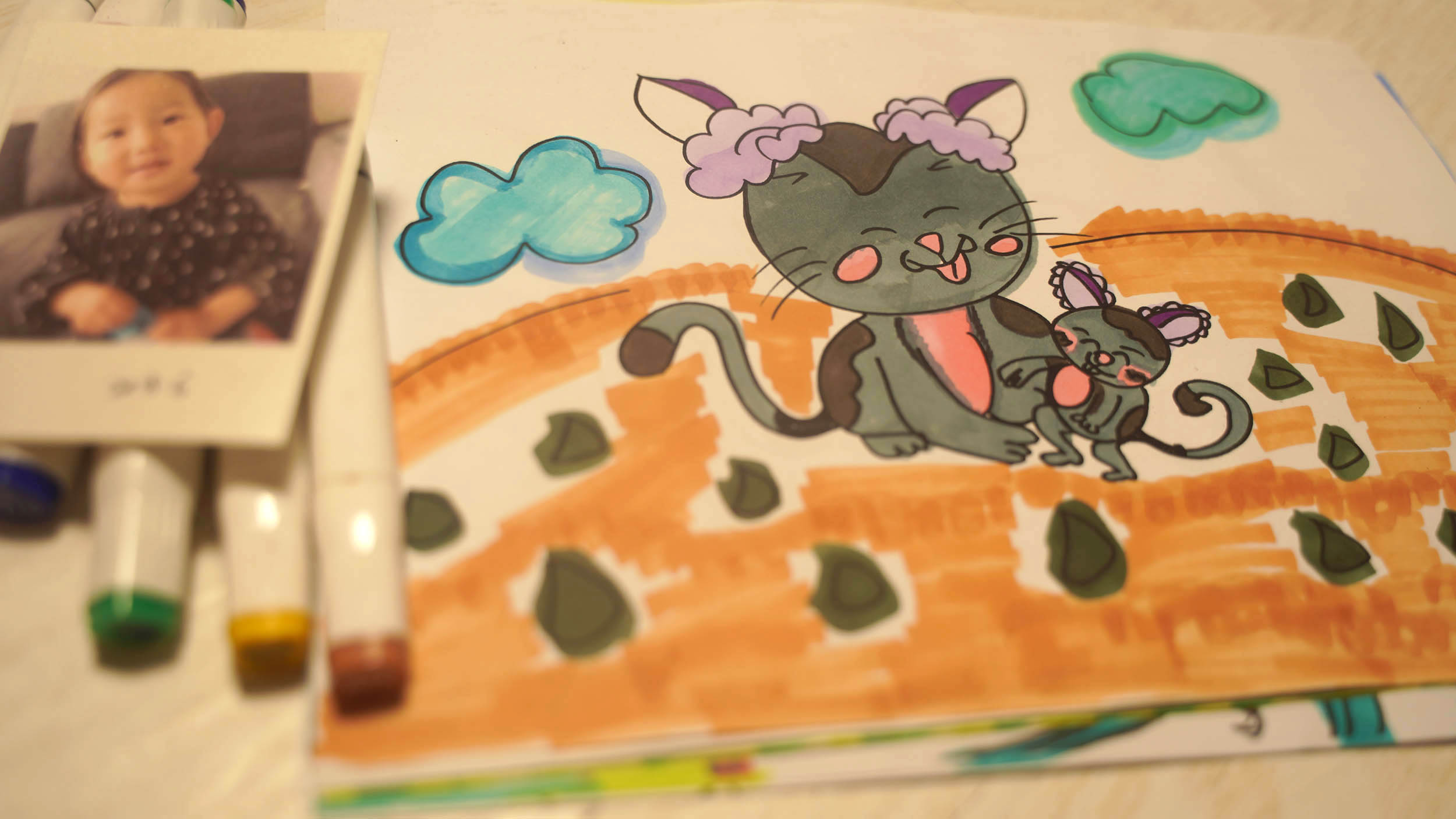 彩铅猫咪|纯艺术|彩铅|会画画的云 - 原创作品 - 站酷 (ZCOOL)