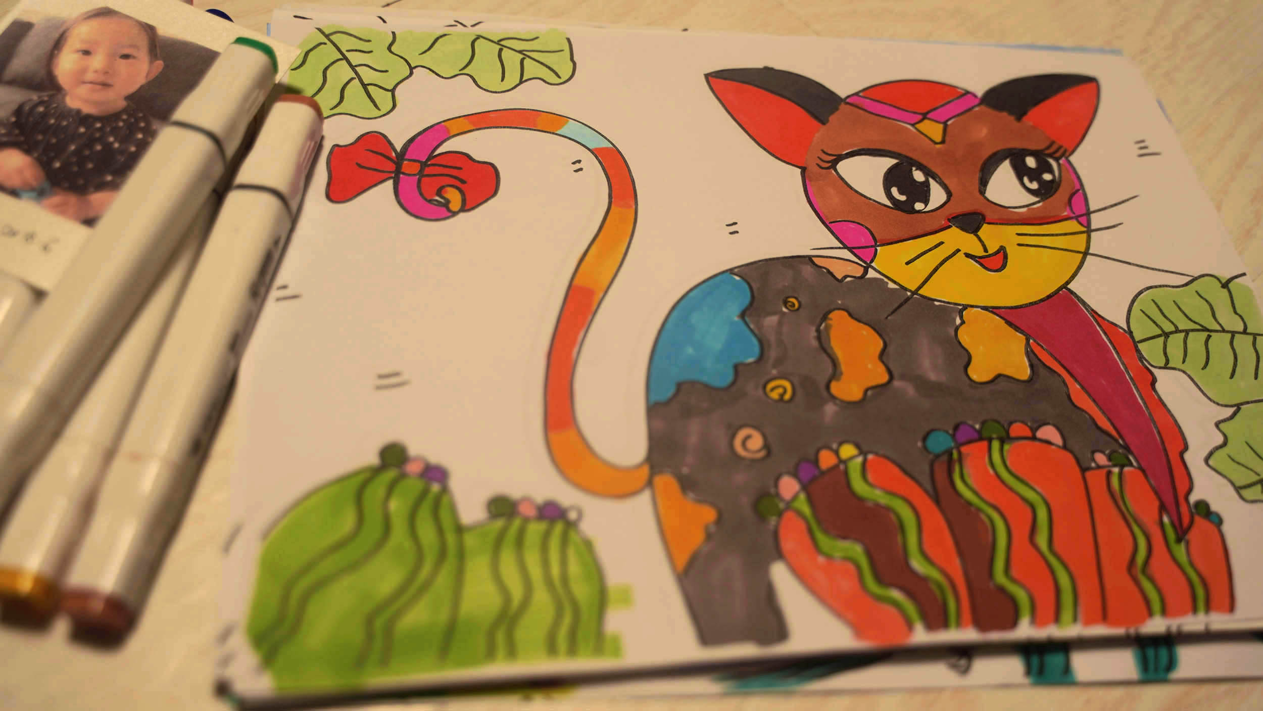 6岁可打印课程图片 可爱小老虎的故事画画作品大全