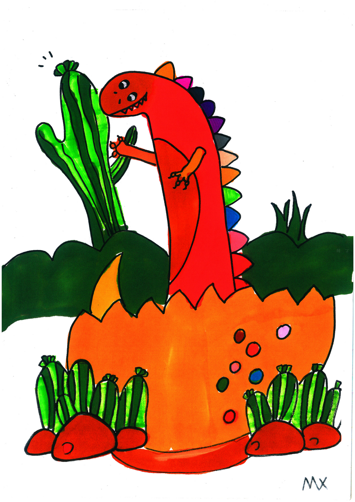 《揭秘小世界-恐龙》|插画|儿童插画|谢西西爱画画 - 原创作品 - 站酷 (ZCOOL)