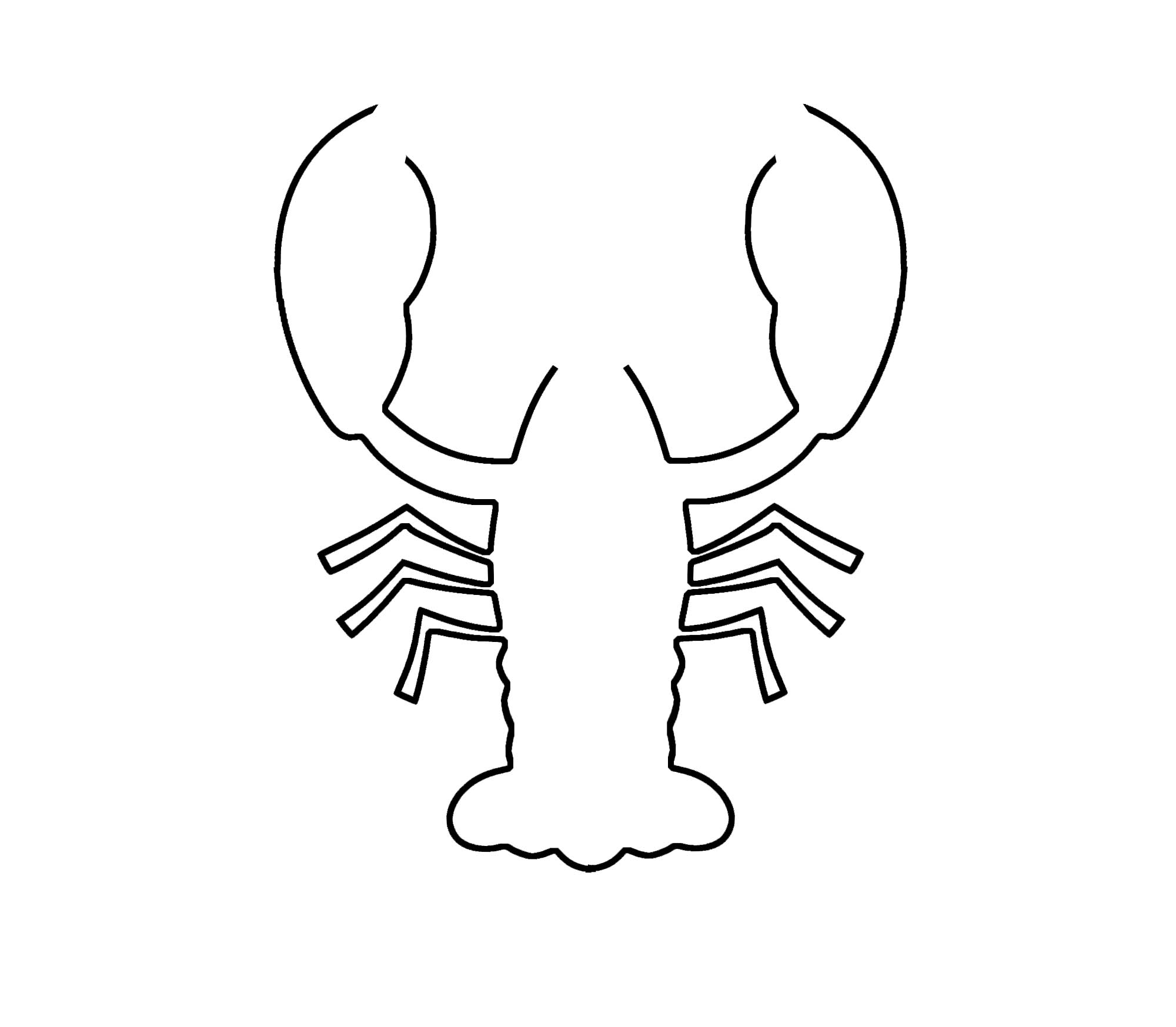 简单小龙虾简笔画画法图片步骤