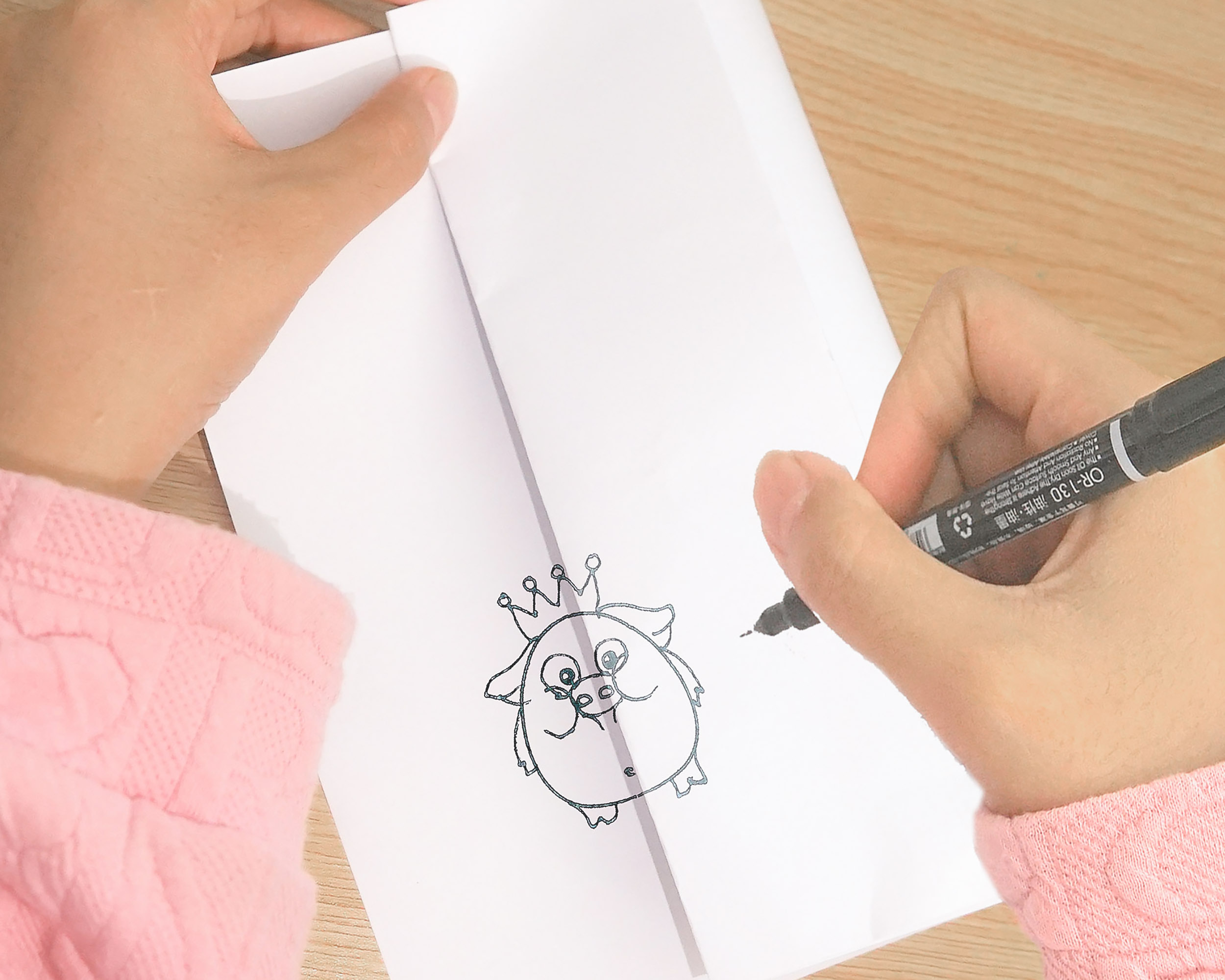 自制简单漂亮手环手工教程 简单的小猪简笔画
