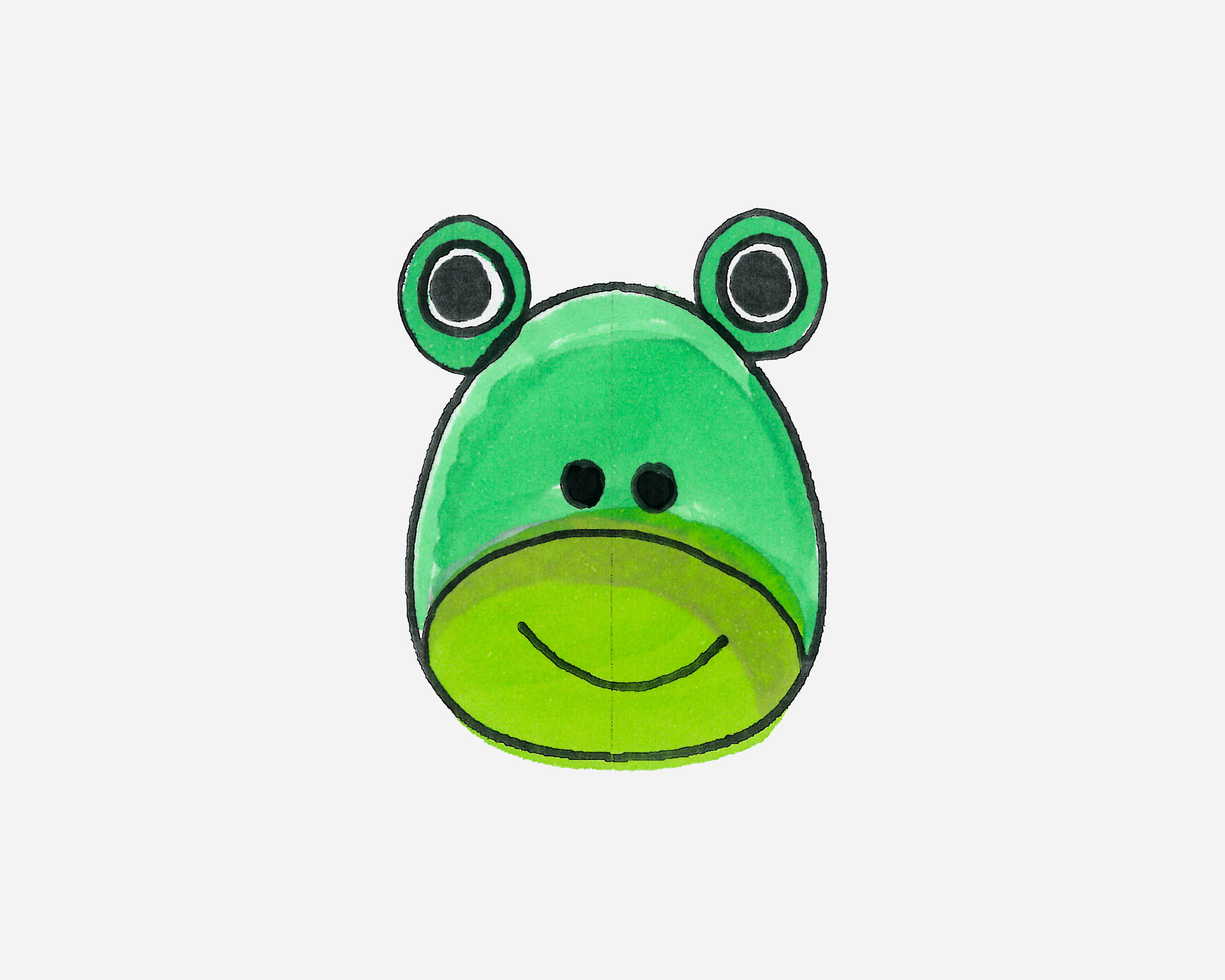 青蛙简笔画怎么画？