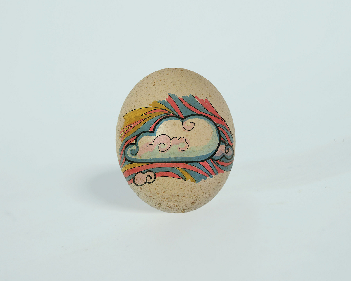漂亮鸡蛋绘画教程素材💛巧艺网