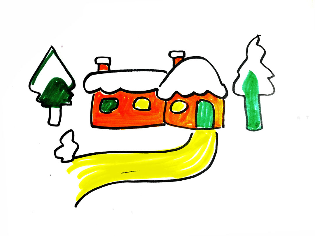 简单有趣的小房子简笔画_哔哩哔哩 (゜-゜)つロ 干杯~-bilibili