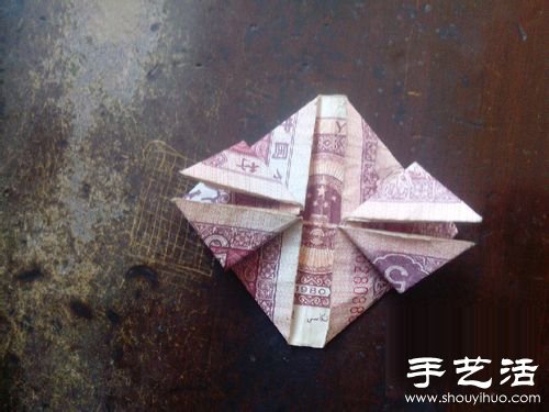 纸币折心的方法图解教程 