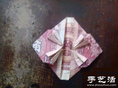 纸币折心的方法图解教程 