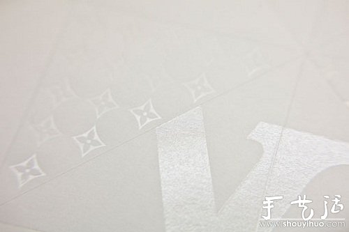 路易威登折纸邀请函 