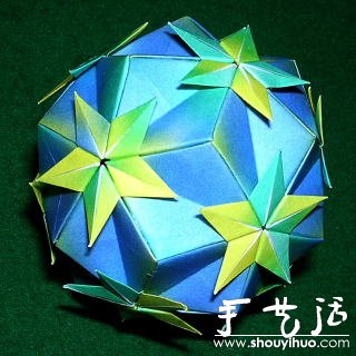 复杂万花筒折纸作品欣赏 