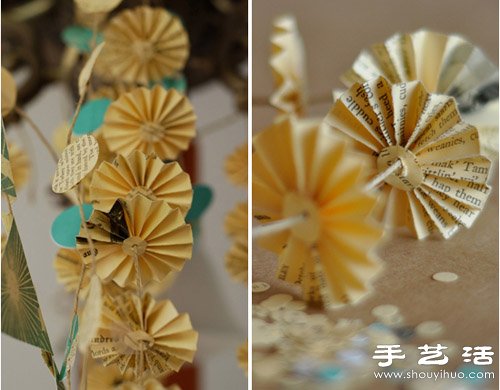 旧书旧杂志废物利用DIY家居装饰 