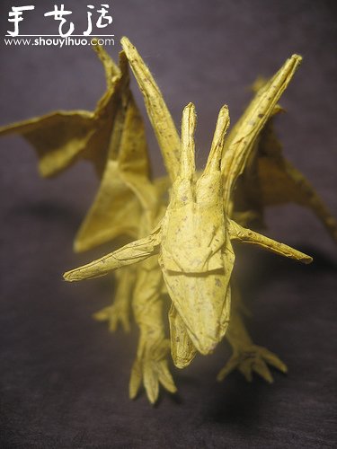 西方飞龙折纸作品欣赏 