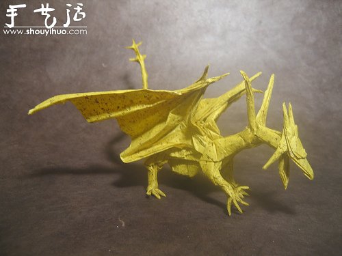 西方飞龙折纸作品欣赏 