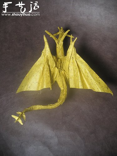 西方飞龙折纸作品欣赏 