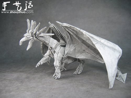西方飞龙折纸作品欣赏 