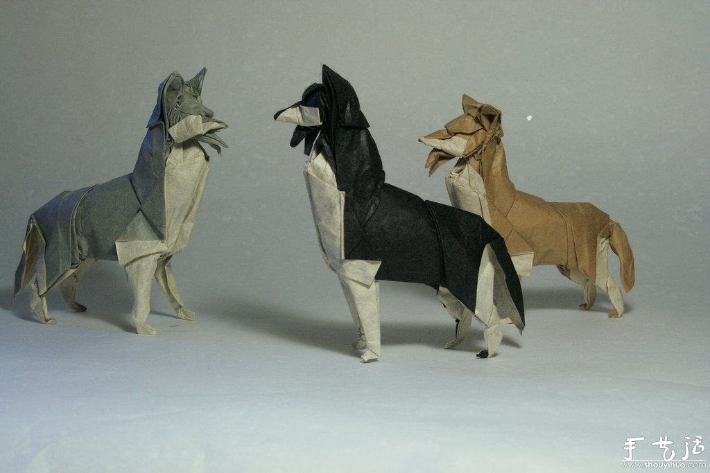 逼真的动物手工折纸作品欣赏 