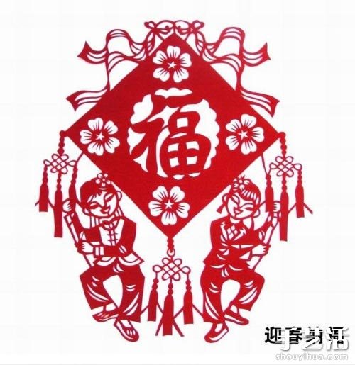 传统手工：春节窗花剪纸欣赏 