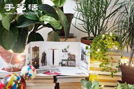 芬兰设计工作室Houm设计DIY的房间纸模 