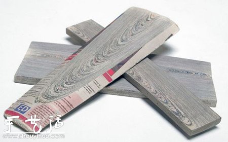 废弃报纸制作家具 